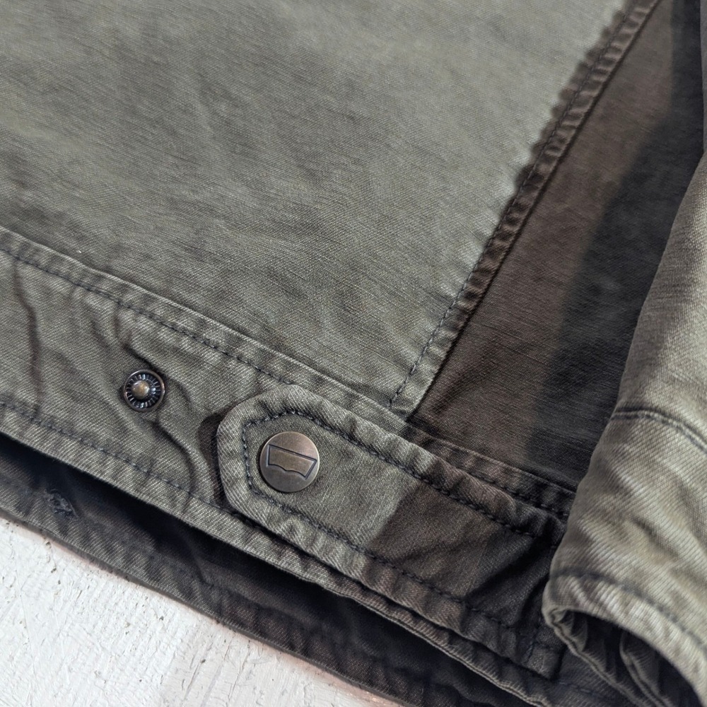 Levi Strauss & Co Utility Jacket Men's L Olive Green READ - Picture 16 of 16